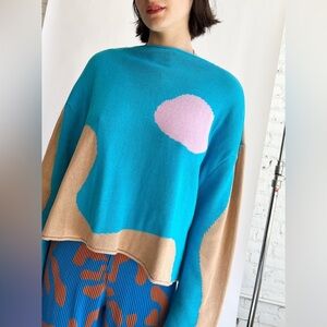 Arthur Apparel Sunrise Raw Edge Sweater